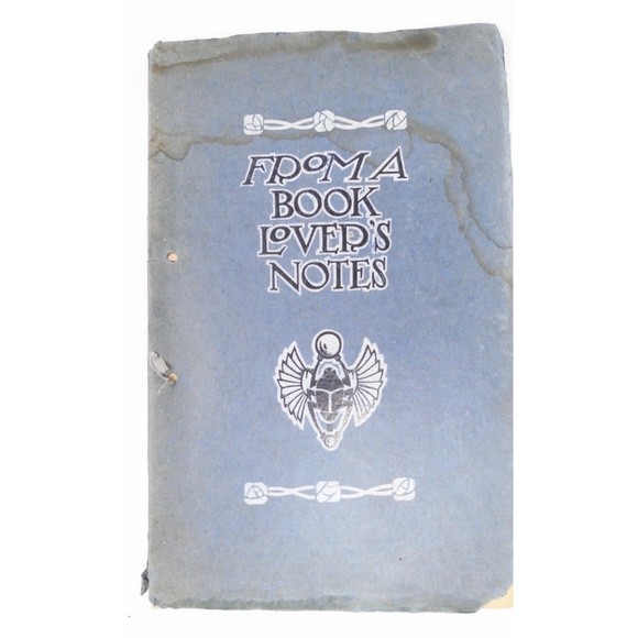Antique 1910 Soft Pamphlet Style Book "From A Book Lover's Notes" Poems - Picture 2 of 8